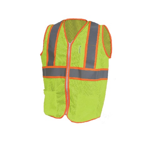 CHALECO TELA JERSEY DE ALTA VISIBILIDAD CON REFLEJANTE TEXTIL