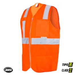ECO-1020 CHALECO DE ALTA VISIBILIDAD CON ZIPPER
