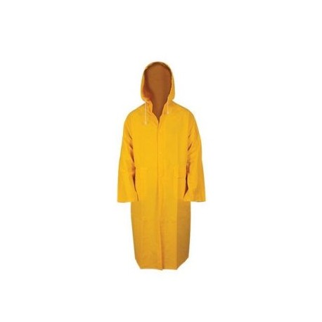 GABARDINA IMPERMEABLE LARGA AMARILLO