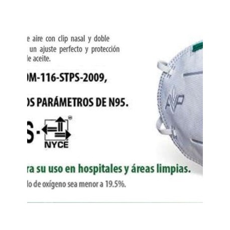 MASCARILLA N95 CONTRA POLVOS Y PARTICULAS
