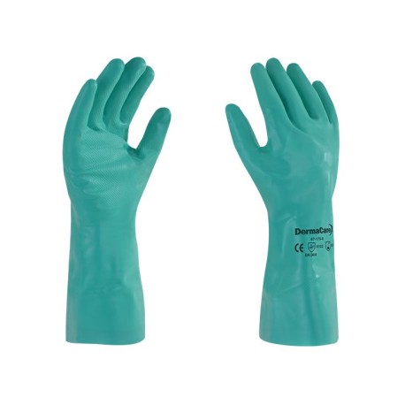 GUANTE DE NITRILO VERDE 13"