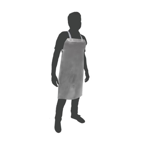 MANDIL SATINADO TRASLÚCIDO