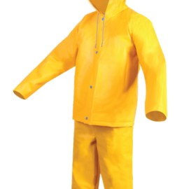 IMPERMEABLE CONJUNTO CHAQUETA PANTALON GRUESO 0.35 mm.