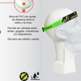 PROTECTOR FACIAL CON AJUSTE ELÁSTICO