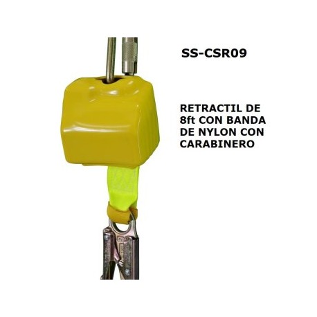 SS-CSR09 RETRÁCTIL BANDA DE NYLON 8ft