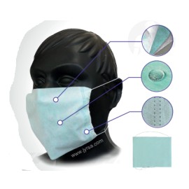 CUBREBOCA LISO DESECHABLE DE TRES CAPAS