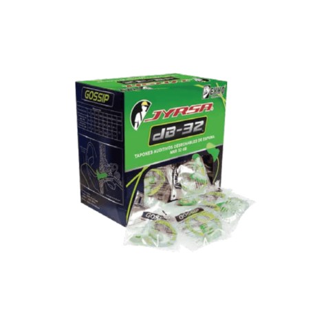 DISPENSER TAPÓN AUDITIVO DESECHABLE 32dB 100 PZAS