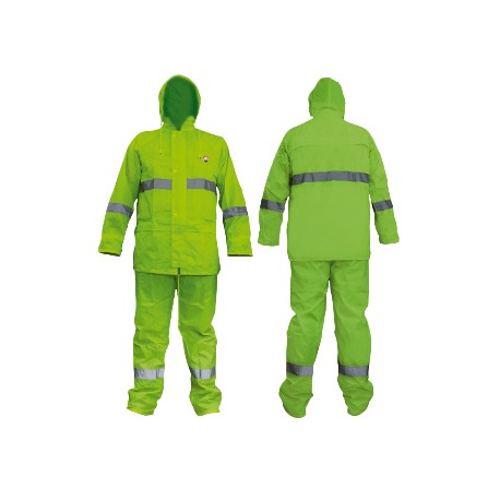 IMPERMEABLE CHAQUETA PANTALON CON REFLEJANTE
