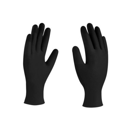 GUANTE DE NITRILO NEGRO DESECHABLE