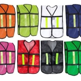 ECO-1010  CHALECO DE MALLA CON REFLEJANTE PLASTICO SR-1010