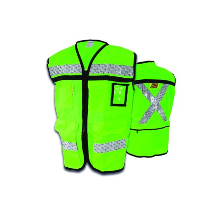 CHALECO RESCATISTA HIGH VISIBILITY CERRADO