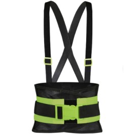 SOPORTE SACROLUMBAR DE MALLA DOBLE CON TERCER CINTURÓN