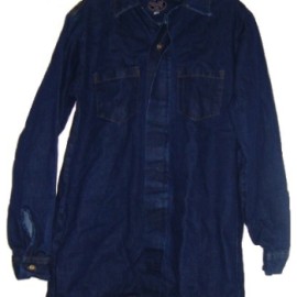 CAMISA DE MEZCLILLA MANGA LARGA 13.75 OZ