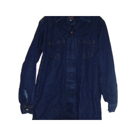 CAMISA DE MEZCLILLA MANGA LARGA 13.75 OZ