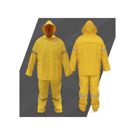 IMPERMEABLE DE DOS PIEZAS CON REFLEJANTE
