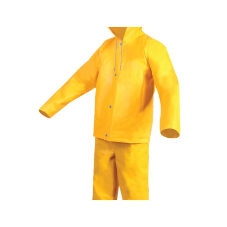 IMPERMEABLE CONJUNTO CHAQUETA PANTALON GRUESO 0.35 mm.
