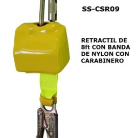 SS-CSR09 RETRÁCTIL BANDA DE NYLON 8ft