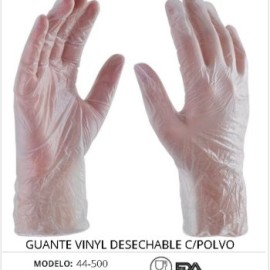 GUANTE DE VINIL DESECHABLE