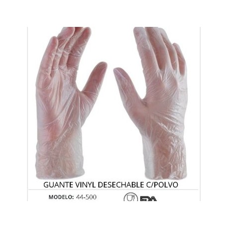 GUANTE DE VINIL DESECHABLE